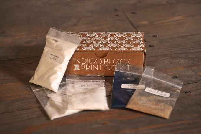 Indigo Block Printing Kit