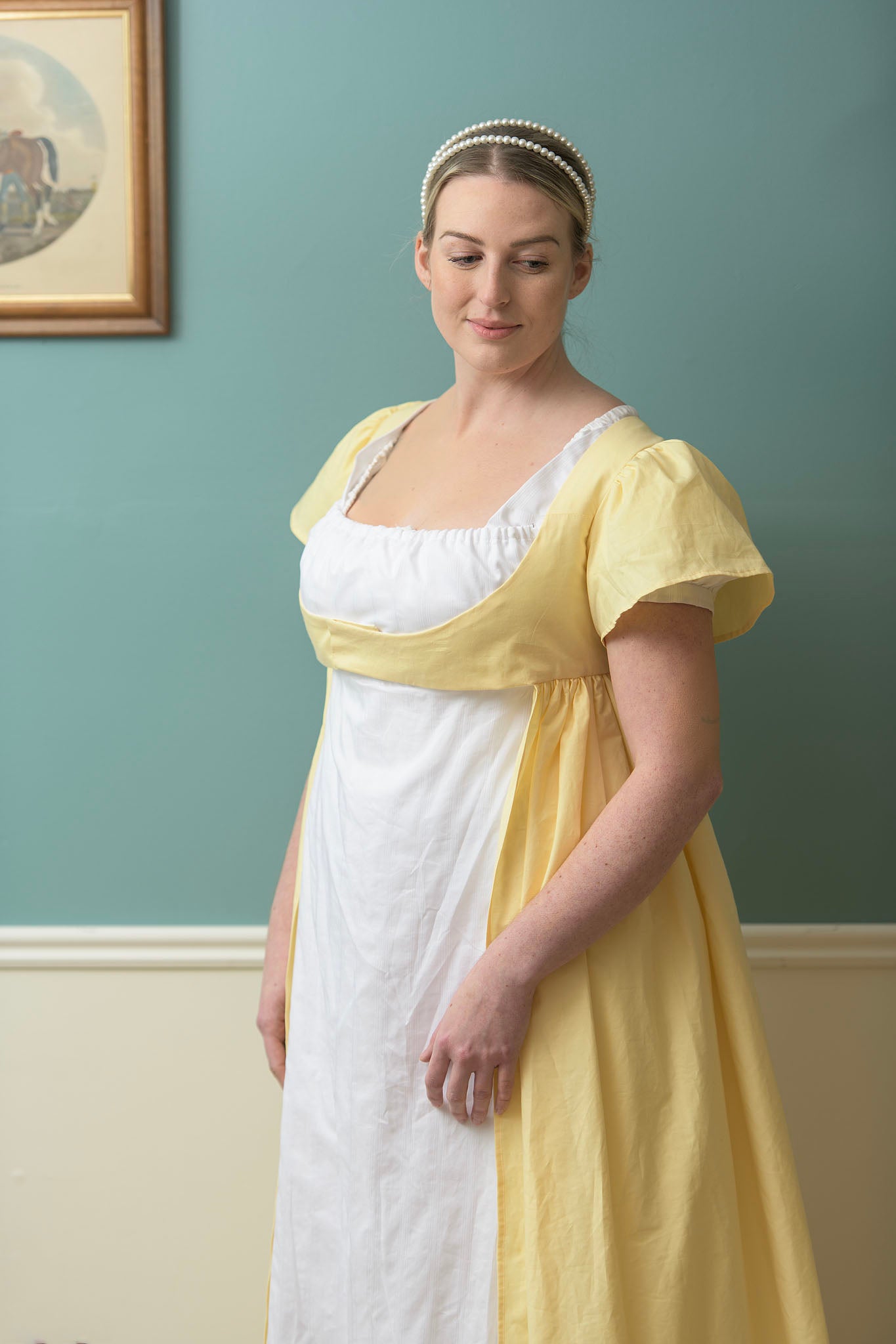 Cotton Open Robe | Yellow