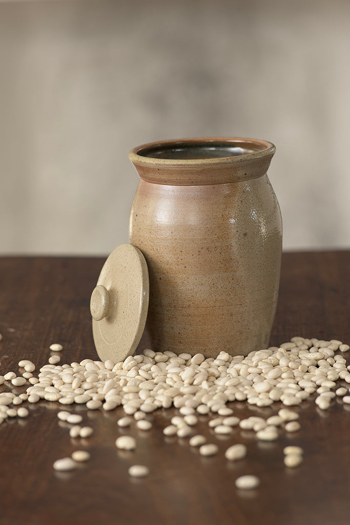 Salt Glazed Lidded Jars