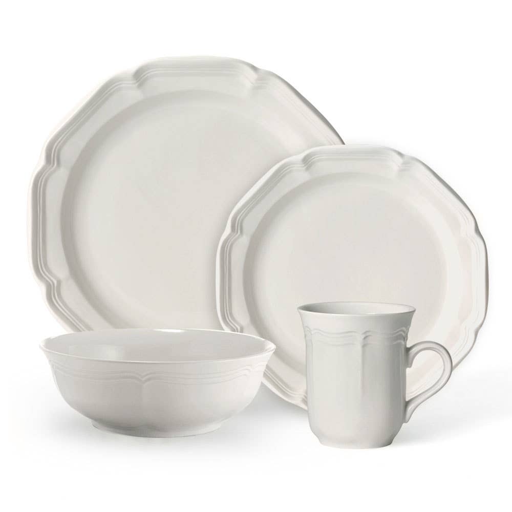 Queen Ann Creamware 12 Piece Dinner Set