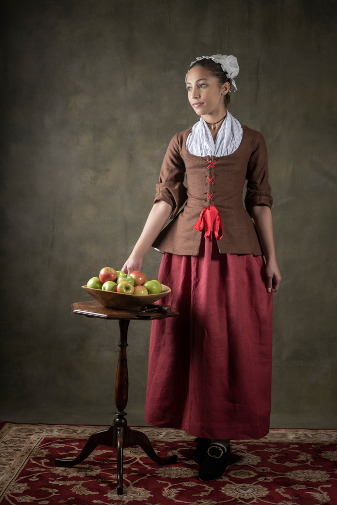 Red Linen Petticoat