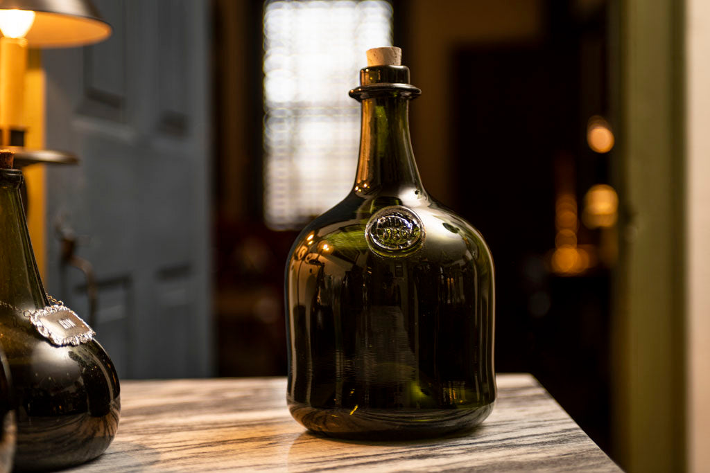 Dark Green Wine Bottle - Samson Historical