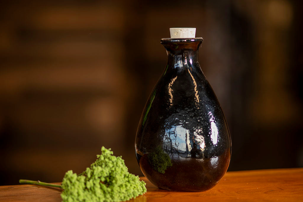 Dark Green Wine Bottle - Samson Historical